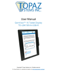 GemView 16 User Manual.