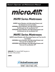 Invacare MicroAir Mattress User Manual ()