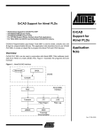 OrCAD Support for Atmel PLDs Application Note