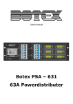 Botex PSA – 631 63A Powerdistributer