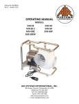 oPerAtinG mAnUAl - Air Systems International