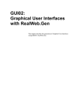 GUI02 - Graphical User Interfaces with RealWeb.Gen