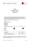 Manual Prologger Hardware Model 7001