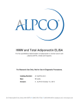 HMW and Total Adiponectin ELISA