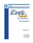 CMS Web Hosting Edition User Manual