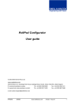 RollPod Configurator User guide