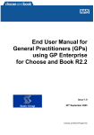 End User Manual for General Practitioners (GPs) using GP