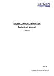 DIGITAL PHOTO PRINTER Technical Manual
