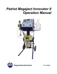 Patriot Megaject Innovator II Operation Manual
