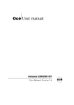 Océ User manual - Océ | Printing for Professionals