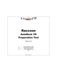 Raccoon v1.0 User Manual - Molecular Graphics Laboratory, TSRI