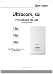Ultracom2 sxi User Manual Boilers - Glow-worm