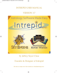 Intrepid 3.7 User Manual - Intrepid Astrology Software