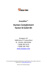 Human Complement Factor B ELISA Kit