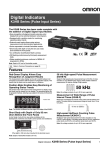 Digital Indicators K3HB Series (Pulse Input Series)