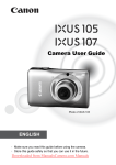 Canon Digital IXUS 105 User`s Manual