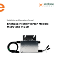 Enphase M190_M210 User Manual