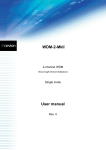 WDM-2-Mkll User manual - AV