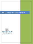 PIC Trainer Kit User Manual
