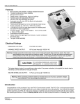 Introduction Features Electrical Ratings