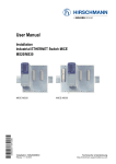 Installation: Industrial ETHERNET Switch MICE MS20 - e