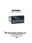 SP4000 Manual