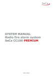 System manual SeCa CC100 PREMIUM
