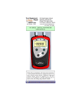 M1 Series - DM M1 SERIES – DIGITAL MANOMETER USER MANUAL