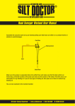 Road Sweeper Washout User Manual - silt doctor