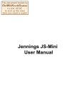 Jennings JS-Mini User Manual