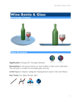 Wine Bottle & Glass