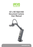 VZ-1 HD VGA/USB Document Camera User Manual