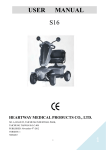 1 USER MANUAL S16 - Mobility Scooters Direct