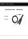 CP4000 series current probes user manual