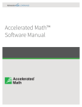 Accelerated Math™ Software Manual