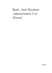 Bank Audi Merchant Administration User Manual