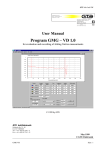 User Manual Program GMG – VD 1.0 - gte