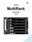 Waves MultiRack User Guide