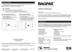 BAGPAX® Compact Class Manual