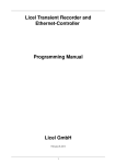 Licel Transient Recorder Programming Manual