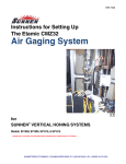 Instructions for Setting Up The Etamic CMZ32 Air Gaging