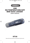 Temperature/Humidity USB Data Logger Manual