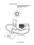 In-Fixture Measurements Using Vector Network Analyzers