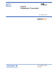 User`s Manual YTA510 Temperature Transmitter