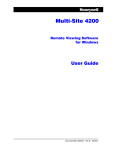 HRG Multi-site 4200 Remote Software User Guide (Windows)