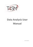 Data analysis User Manual