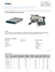 NI X Series Multifunction Data Acquisition - Data Sheet