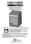 Modular Island Grill - Refrigerator Module