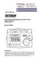 User`s Manual Autoranging Datalogging Insulation Tester