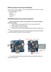 Windows System Environment Preparation SOC8200 Hardware